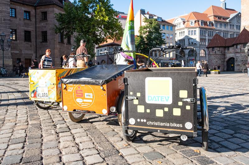 Sattelfest und Lust auf Last – Cargo-Bike-Boom in Nürnberg